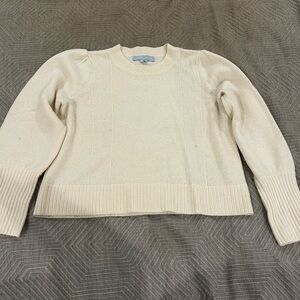 Hill House white crop sweater - medium